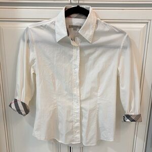 Burberry women’s cotton shirt with decorative trim